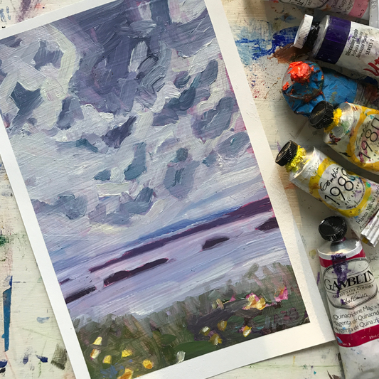 A Memorable Morning Hike up Mt. Battie: Exploring More of Maine's Natural Beauty // 30 Days, 30 Paintings