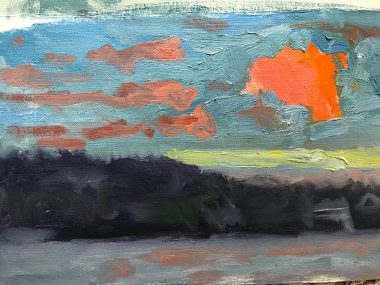 Discovering Rangely Lake: A Rainy, Foggy, and Artistic Adventure // 30 Days, 30 Paintings