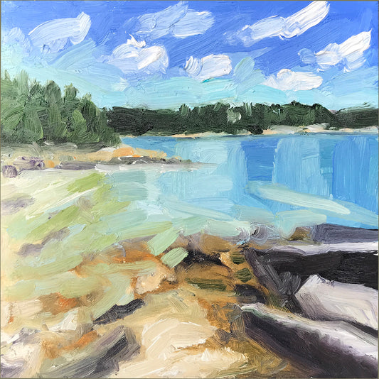 Deer Isle, Tennis Preserve // 30 Days, 30 Paintings