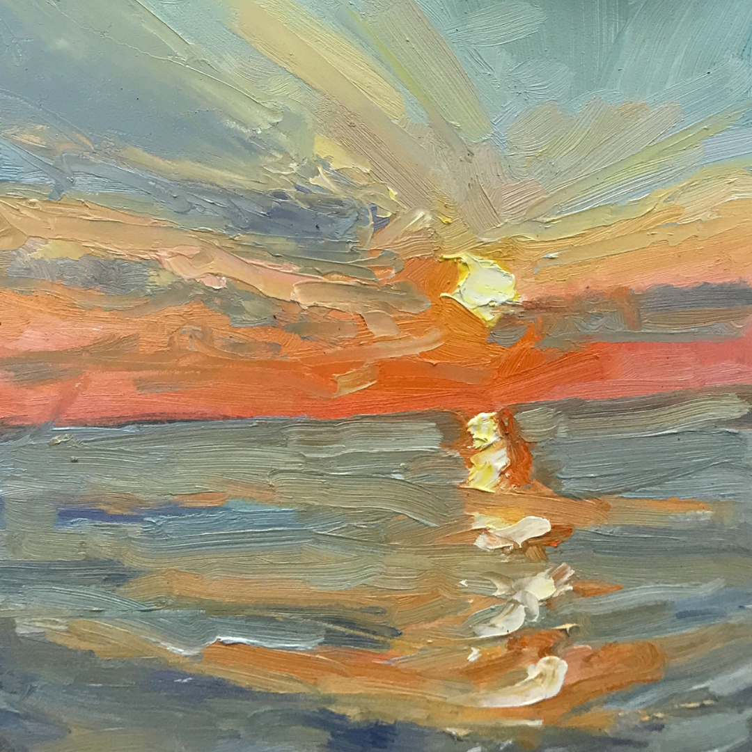 Sunset Over Casco Bay