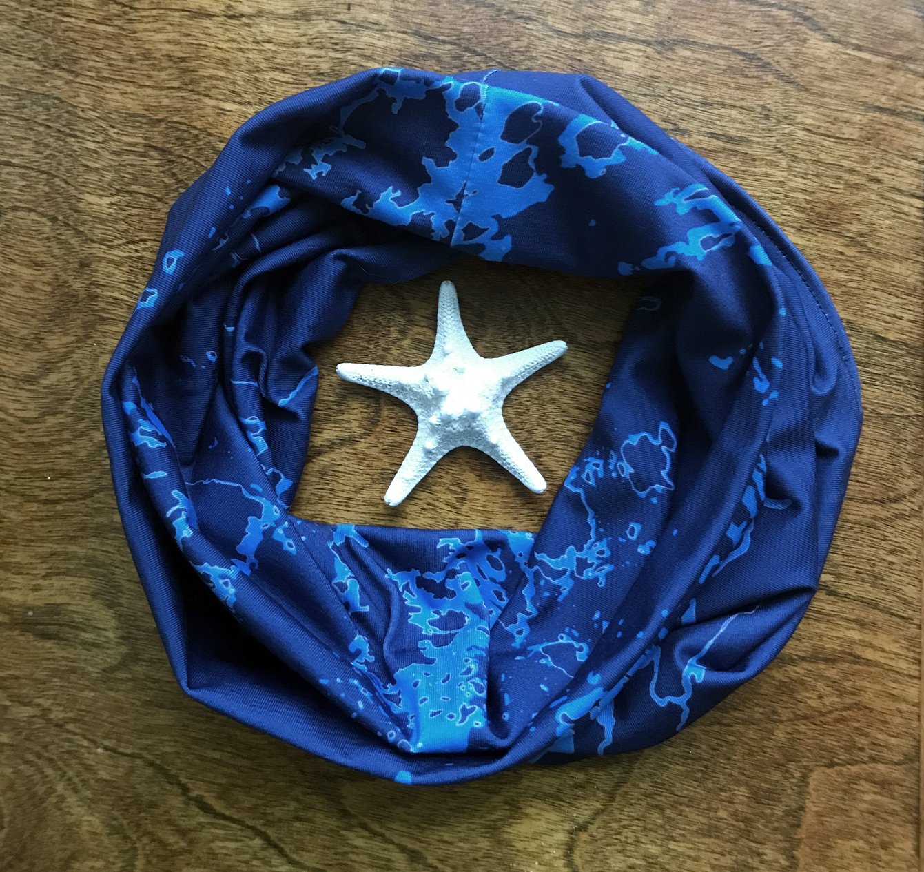NEW Coastline Mini Infinity Scarf, Blue Galaxy