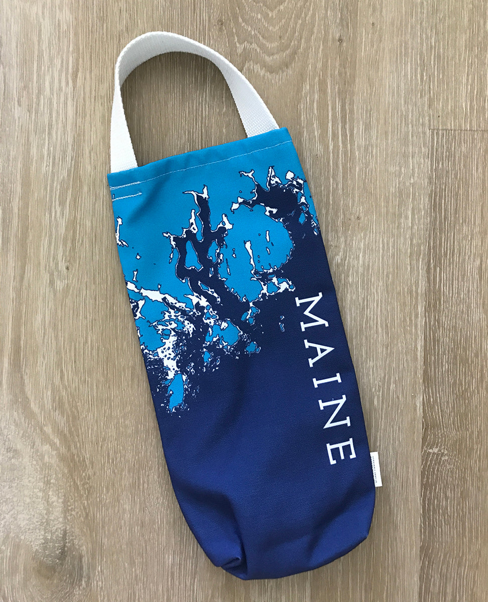 Maine Coast Wine Bag, Navy