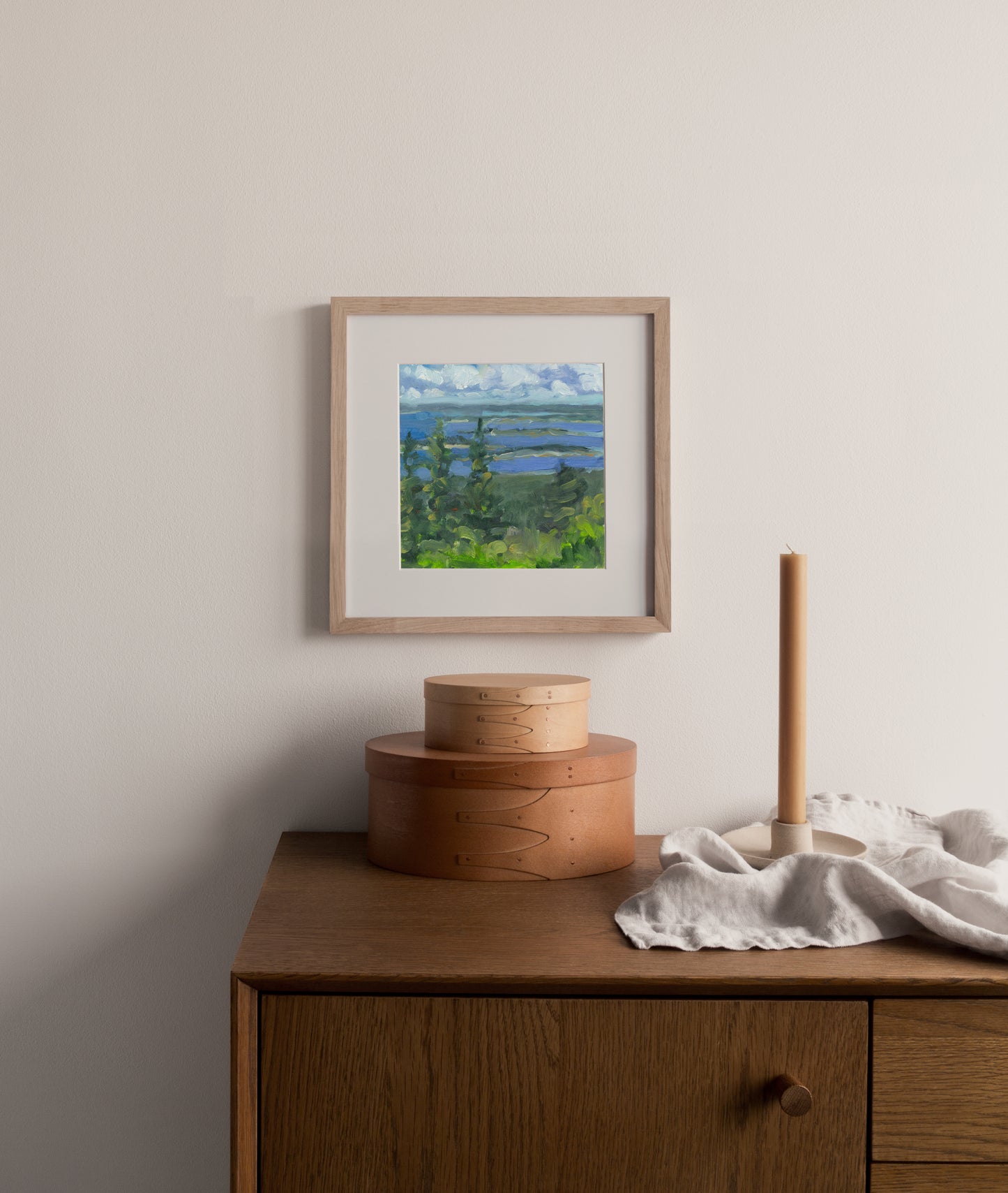 Acadia National Park, Winter Harbor Facing Northwest (Print)