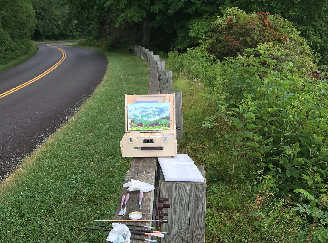 DAY 1: Blue Ridge Parkway // 30 Days, 30 Paintings