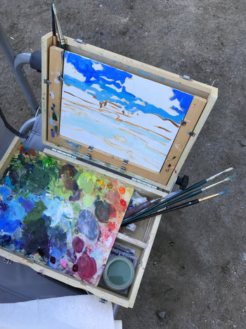Plein Air Painting Tips for Backpackers: Essential Materials for Hiking and Painting // 30 Days, 30 Paintings