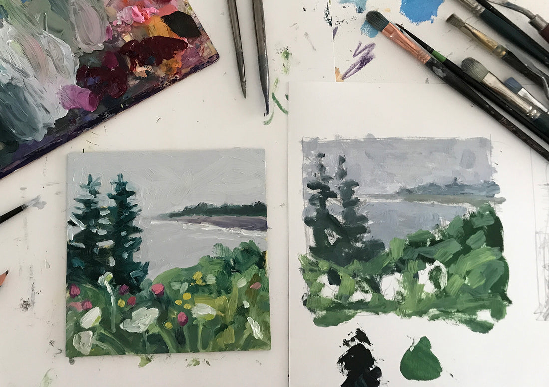 Pemaquid Point // 30 Days 30 Paintings