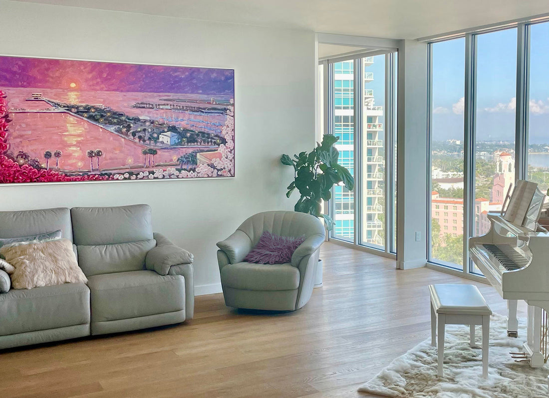 A Seven-Foot Painting for a DTSP Penthouse