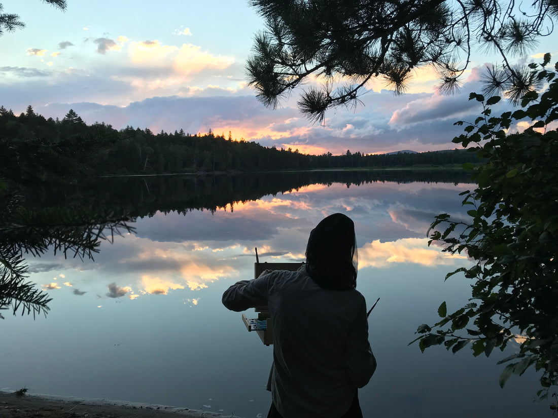 Chain of Ponds, land of ATVs and Moose // 30 Days, 30 Paintings