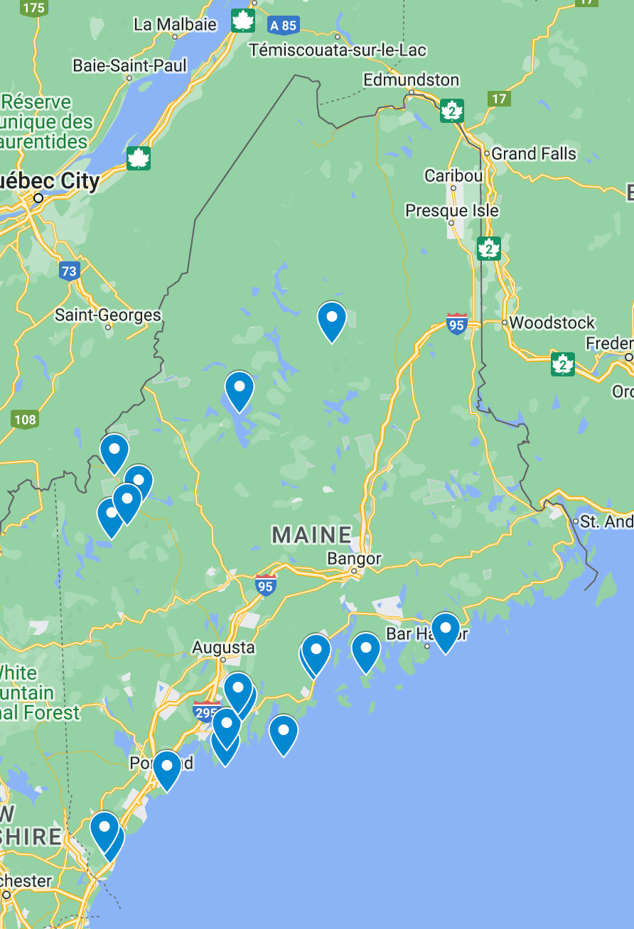 2022 Maine Summer Painting Challenge & Road Trip Stops; Discovering Maine's Natural Beauty