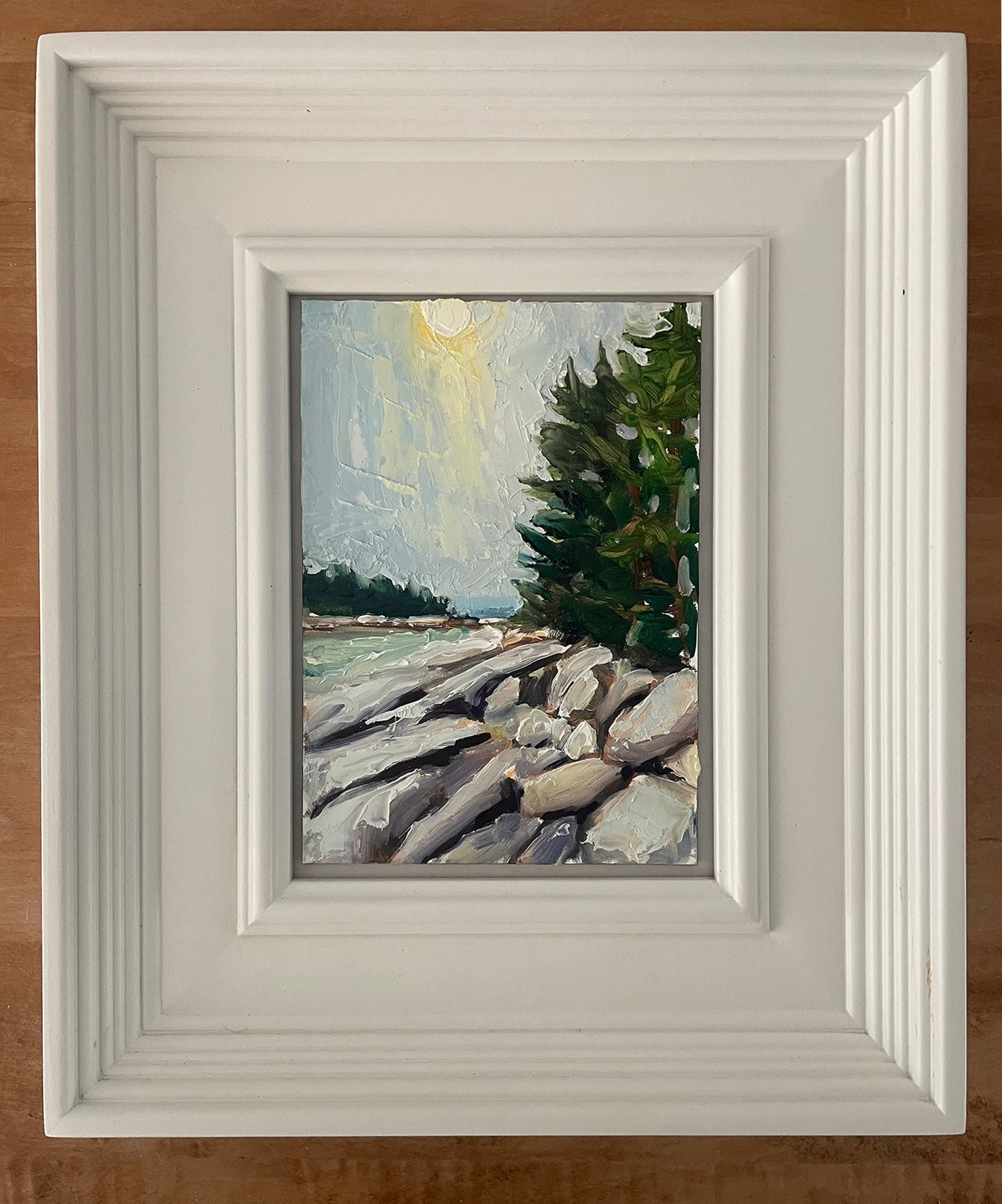 Silver Sunlight, 12.5x10.5 With Frame