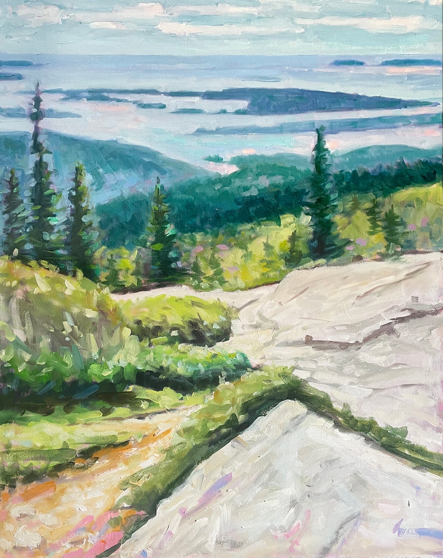 Glistening Atlantic, 24 x 30 Inches