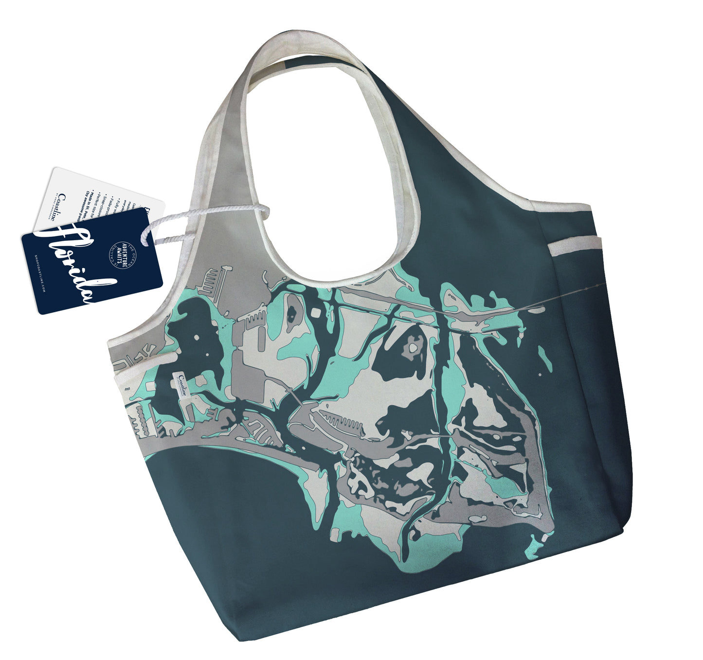 Florida Gulf Coast Boho Tote, Hurricane