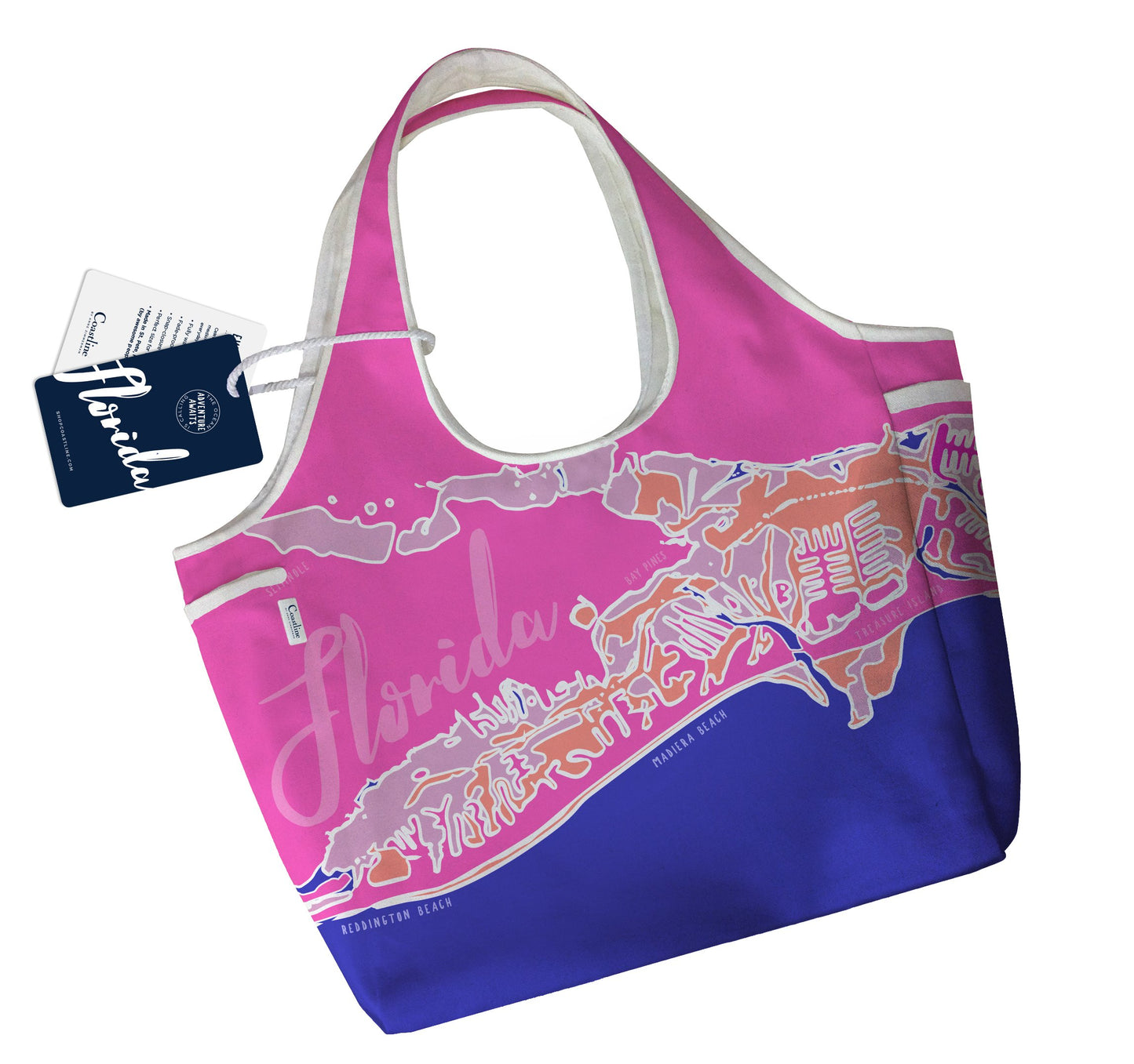 NEW Gulf Coast Boho Tote, Bird of Paradise