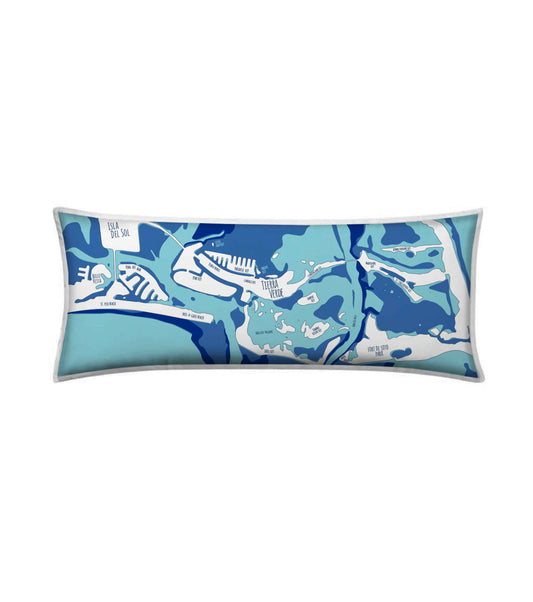 Copy of Tierra Verde 14x36 Statement Pillow, Blue