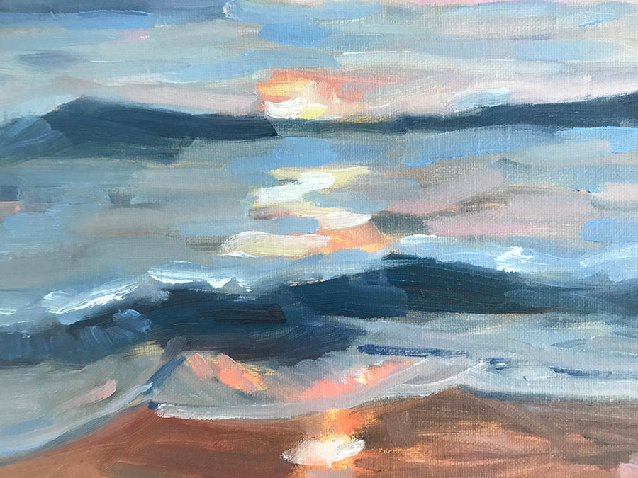 Hot Sunset, 12x12