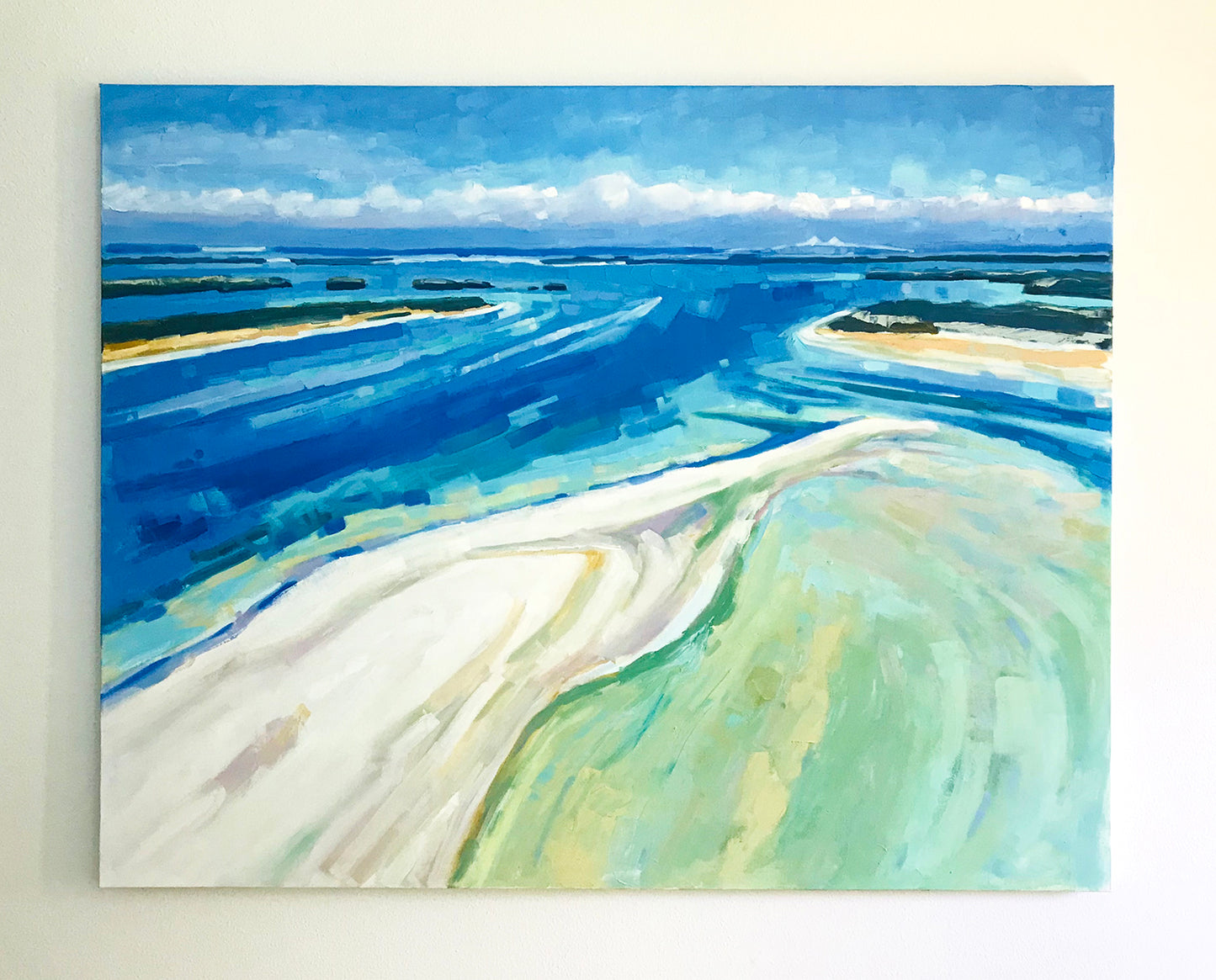 Paradise - Shell Key Preserve to Skyway Bridge 60x48 inches