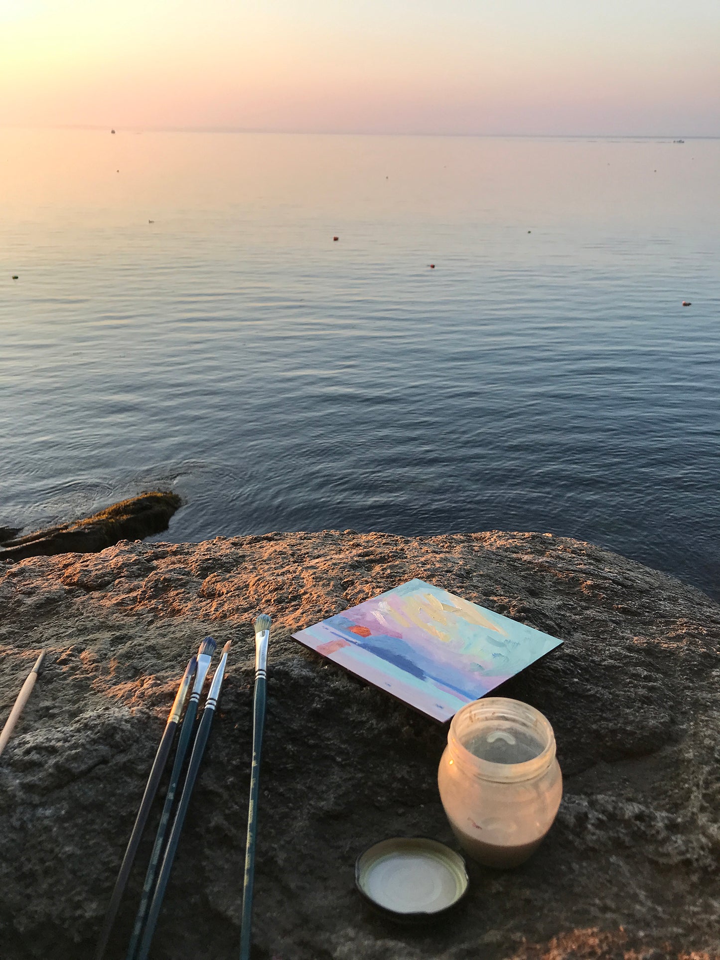 Pastel Sunrise over Indian Island