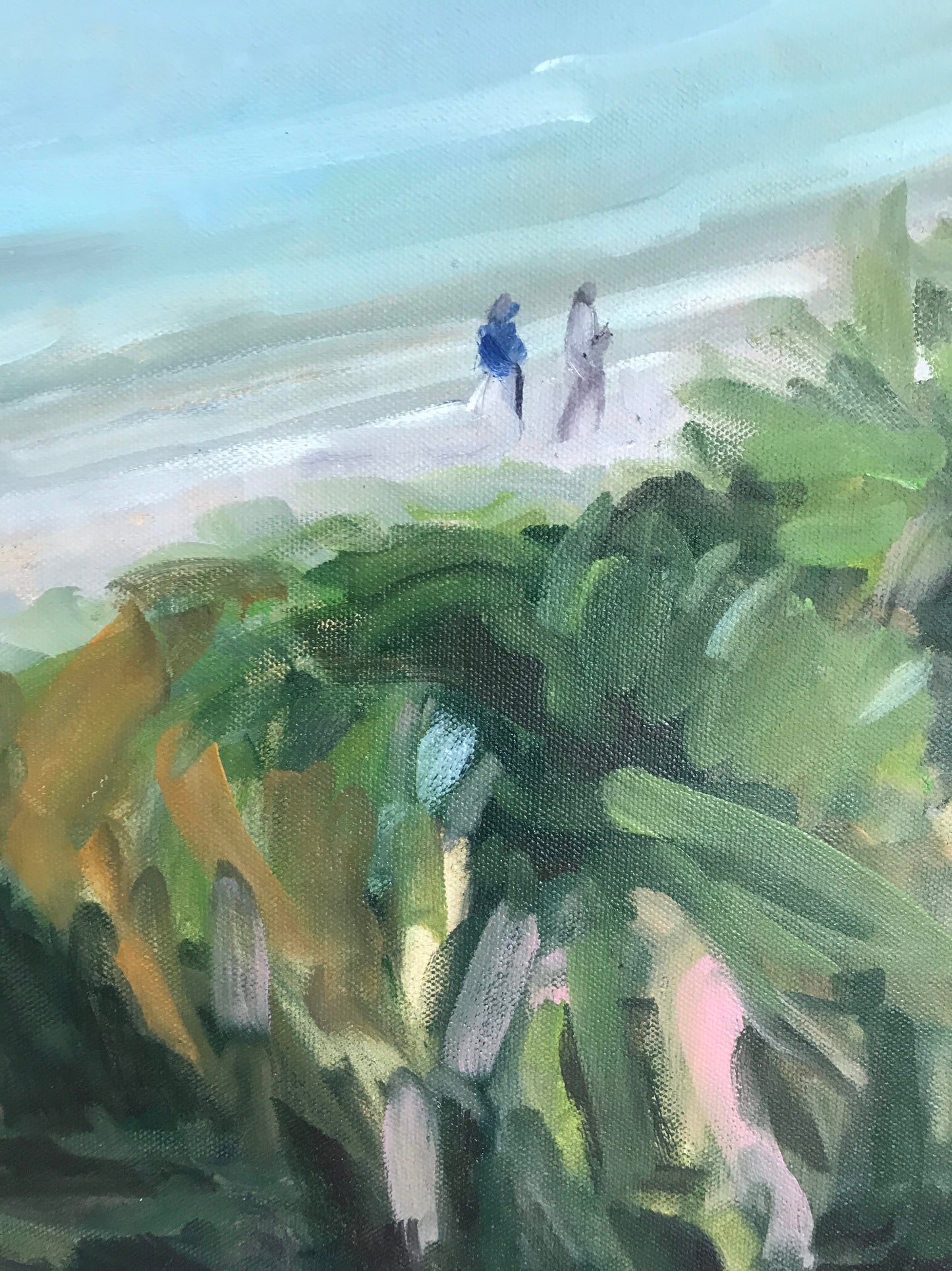 Just Us At the Beach, 40x30