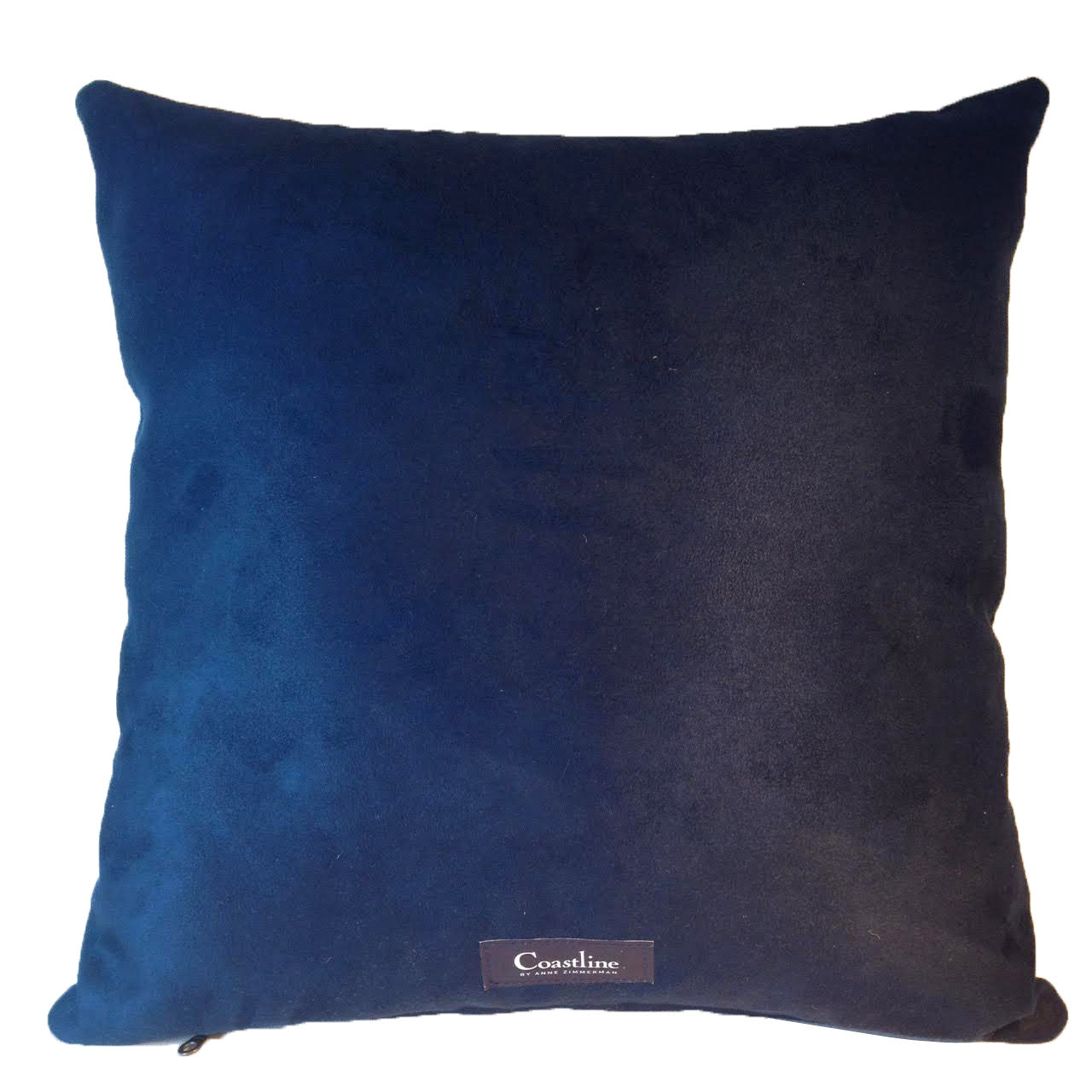 Maine Coast Pillow: Penobscot Bay to Frenchman Bay, Navy + Steel