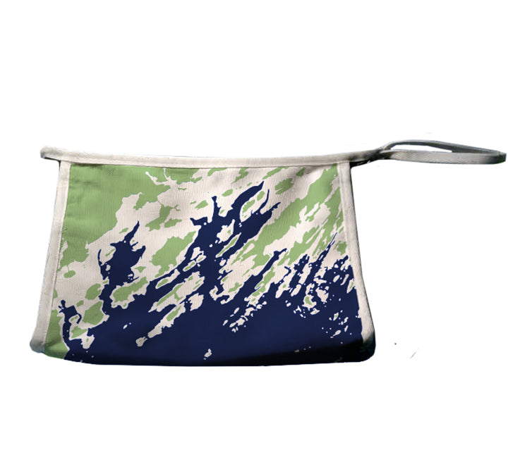 Maine Coast Weekend Away Pouch, Green