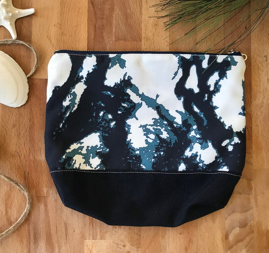 ONE-OF-A-KIND Maine Zip Clutch/Essentials Pouch