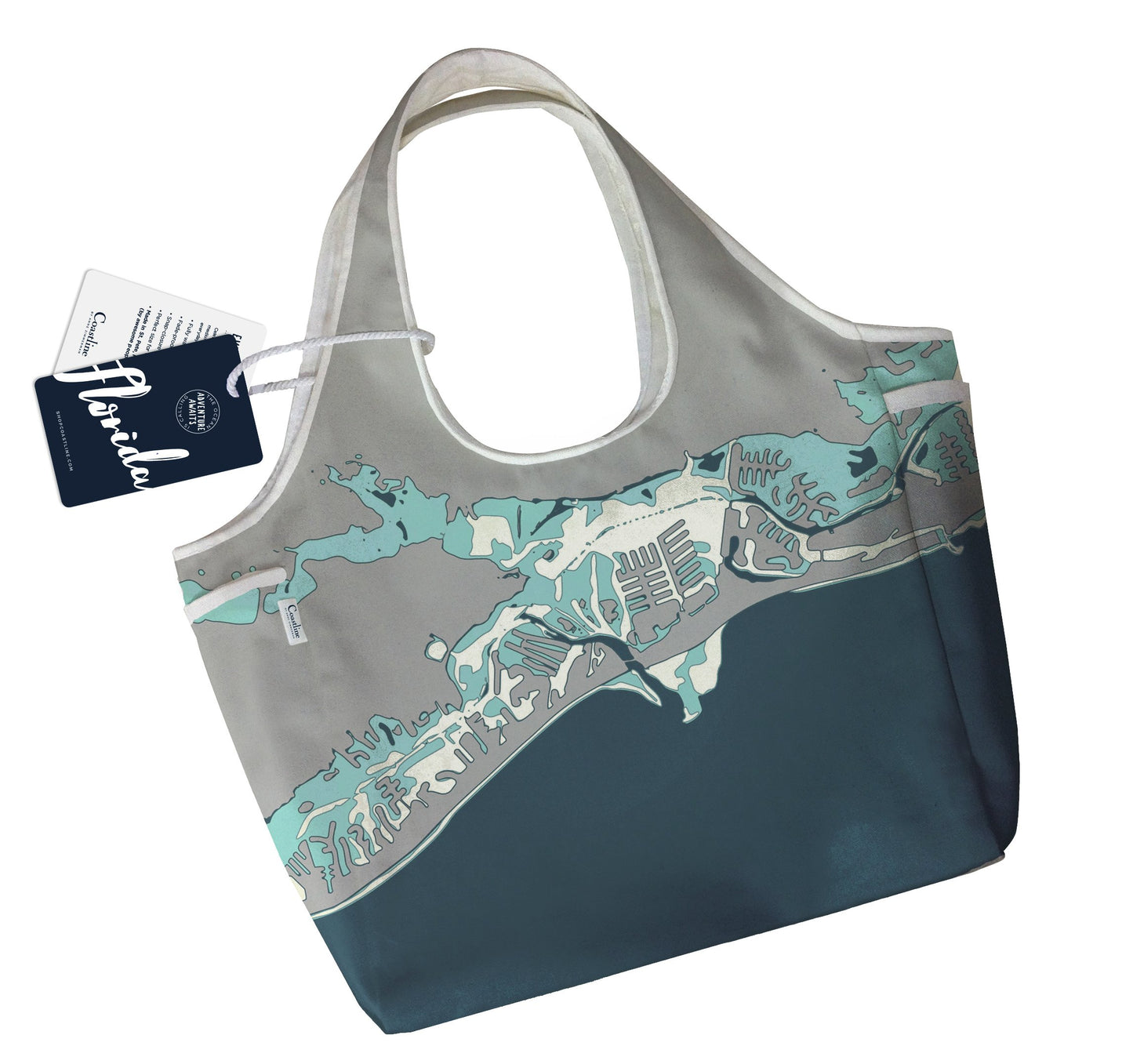 Florida Gulf Coast Boho Tote, Hurricane